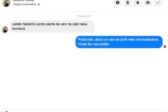 UP: Utvrđen identitet osobe koja je uputila prijetnje Anteni M