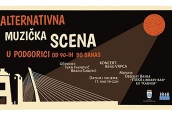 Tribina o alternativnoj muzičkoj sceni i koncert benda Vrpca sjutra u Podgorici Tribina o alternativnoj muzičkoj sceni i koncert benda Vrpca sjutra u Podgorici