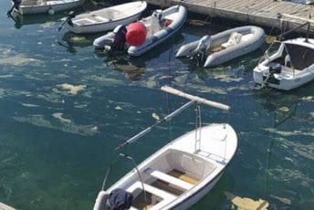 Od Lastve do Kalimanja uz obalu pluta skrama prljavštine Od Lastve do Kalimanja uz obalu pluta skrama prljavštine