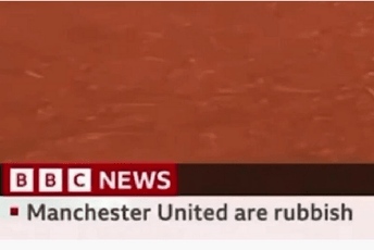 BBC se izvinio zbog poruke "Manchester United je smeće"