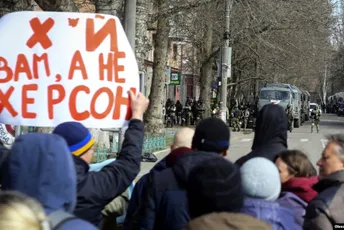 Ruski zvaničnik u Hersonu zabranio Ukrajincima da bježe u ukrajinske regione Ruski zvaničnik u Hersonu zabranio Ukrajincima da bježe u ukrajinske regione