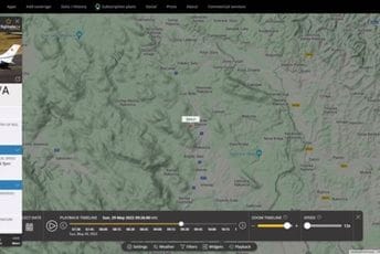 Evo gdje je avion iz Splita posljednji put viđen na radaru Evo gdje je avion iz Splita posljednji put viđen na radaru