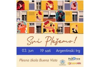 “Svi plešemo” u petak na Trgu Argentine “Svi plešemo” u petak na Trgu Argentine