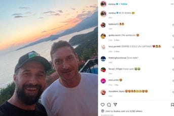 Vučinić i Toti se družili u Crnoj Gori Vučinić i Toti se družili u Crnoj Gori