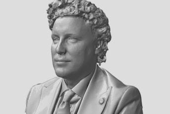 Nakon Obame i Abazović dobio 3D portret Nakon Obame i Abazović dobio 3D portret