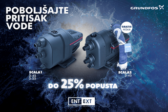 Povećajte pritisak vode uz Grundfos pumpe za domaćinstvo Povećajte pritisak vode uz Grundfos pumpe za domaćinstvo