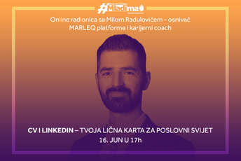 Želiš CV i LinkedIn profil koji će ostaviti utisak? Želiš CV i LinkedIn profil koji će ostaviti utisak?