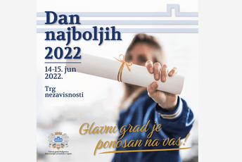 Dan najboljih u Podgorici: Nagrade za 412 učenika Dan najboljih u Podgorici: Nagrade za 412 učenika