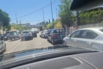 Podgorica: Lančani sudar na Starom Aerodromu Podgorica: Lančani sudar na Starom Aerodromu