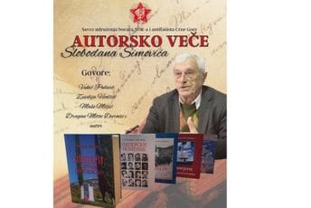 Autorsko veče Slobodana Simovića sjutra u Biblioteci “Radosav Ljumović” Autorsko veče Slobodana Simovića sjutra u Biblioteci “Radosav Ljumović”