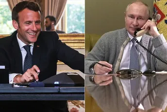 Procurio razgovor Makrona i Putina obavljen četiri dana prije rata: Ko je trebao da smiri Zelenskog Procurio razgovor Makrona i Putina obavljen četiri dana prije rata: Ko je trebao da smiri Zelenskog