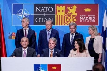 Detalji sporazuma Turske, Finske i Švedske: Šta je potpisano na NATO samitu Detalji sporazuma Turske, Finske i Švedske: Šta je potpisano na NATO samitu