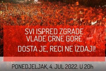 Protest građana večeras ispred Vlade: Dosta je, reci NE izdaji! Protest građana večeras ispred Vlade: Dosta je, reci NE izdaji!