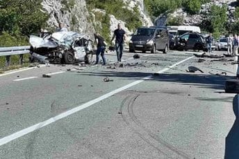 Priveden osumnjičeni za izazivanje udesa na Obzovici Priveden osumnjičeni za izazivanje udesa na Obzovici