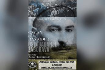 U Petnjici projekcija filma o ratnom zločincu Osmanu Rastoderu U Petnjici projekcija filma o ratnom zločincu Osmanu Rastoderu