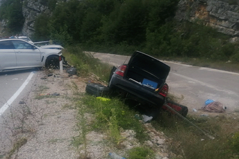 Dvije osobe poginule u udesu kod Trubjele