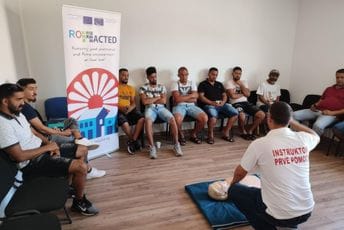 Održana radionica prve pomoći za pripadnike RE populacije Održana radionica prve pomoći za pripadnike RE populacije