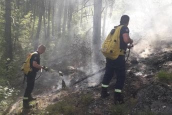 Kiša ugasila požare na području Nikšića: Vatrogasci konačno odahnuli Ilustracija