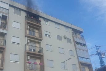 Gorjela terasa stana u Podgorici Gorjela terasa stana u Podgorici