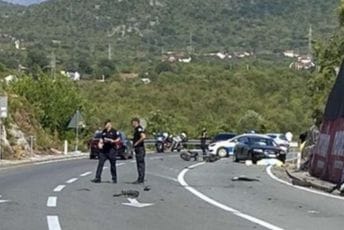 Na putu Podgorica - Cetinje poginuo motociklista, a nedaleko odatle se prevrnuo kombi Na putu Podgorica - Cetinje poginuo motociklista, a nedaleko odatle se prevrnuo kombi