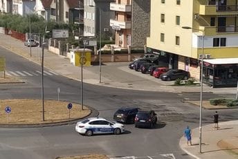 Podgorica: Saobraćajna nezgoda na Starom aerodromu Podgorica: Saobraćajna nezgoda na Starom aerodromu