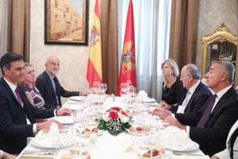 Đukanović priredio svečani ručak u čast premijera Sančeza Đukanović priredio svečani ručak u čast premijera Sančeza