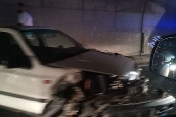 Nikšić: Udes u tunelu prema Grahovu Nikšić: Udes u tunelu prema Grahovu