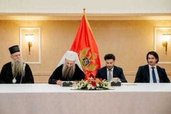 Potvrđeno: Potpisan Temeljni ugovor između Crne Gore i SPC