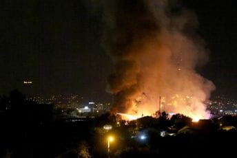 Ogroman požar u Zagrebu, dim prekrio grad