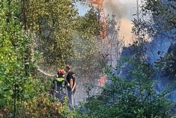 Gori na Bogetićima; Bešović: Požar vjerovatno izazvao voz