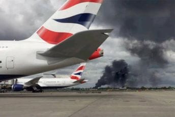 "Kao da je pukla bomba": Veliki požar nakon eksplozije kod aerodroma Hitrou "Kao da je pukla bomba": Veliki požar nakon eksplozije kod aerodroma Hitrou