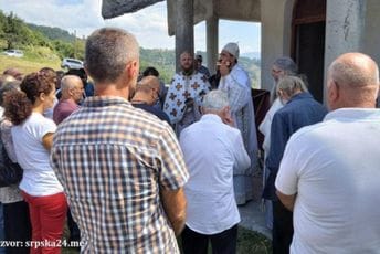 Episkop Metodije danas slavio četničke glavešine Đurišića i Mihailovića