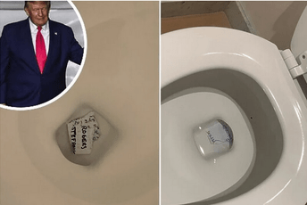 Procurile fotografije: Kakve dokumenta je Tramp bacio u WC šolju Procurile fotografije: Kakve dokumenta je Tramp bacio u WC šolju
