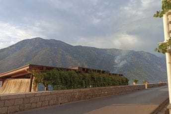 Još jedan požar buknuo kod Kotora, situaciju otežava vjetar Još jedan požar buknuo kod Kotora, situaciju otežava vjetar