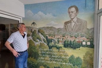 Mural Lesa Ivanovića u Dnevnom centru Cetinje Mural Lesa Ivanovića u Dnevnom centru Cetinje