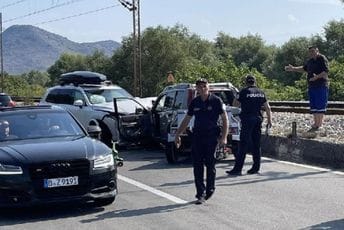 Udes kod Virpazara, tri osobe povrijeđene Udes kod Virpazara, tri osobe povrijeđene