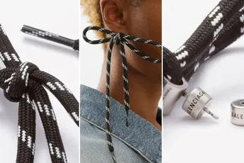 Još jedan neobičan Balenciaga modni dodatak: Nakon vreća za smeće prodaju minđuše od pertli Još jedan neobičan Balenciaga modni dodatak: Nakon vreća za smeće prodaju minđuše od pertli