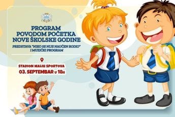 Podgorica: U  subotu zabavni program za najmlađe povodom početka školske godine