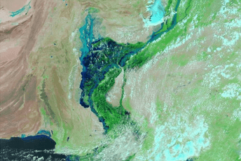 Usljed poplava u Pakistanu formiralo se jezero široko čak 100 kilometara