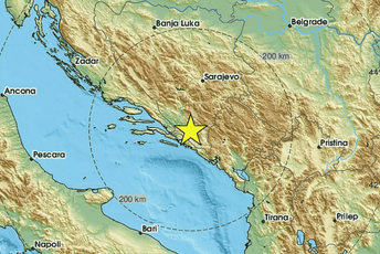 Zemljotres pogodio BiH, osjetio se i u Hrvatskoj Zemljotres pogodio BiH, osjetio se i u Hrvatskoj