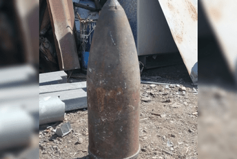 Kotor: Na Tabačini pronađena topovska granata iz Prvog svjetskog rata Kotor: Na Tabačini pronađena topovska granata iz Prvog svjetskog rata