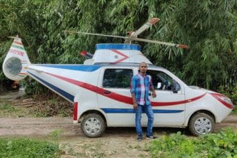 Indija: Pretvorio automobil u "helikopter", iznajmljuje ga za svadbe Indija: Pretvorio automobil u "helikopter", iznajmljuje ga za svadbe