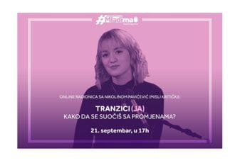 Besplatna online radionica: Kako da se suočiš sa promjenama? Besplatna online radionica: Kako da se suočiš sa promjenama?