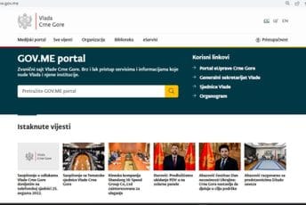 Internet stranica Vlade ponovo u funkciji Internet stranica Vlade ponovo u funkciji