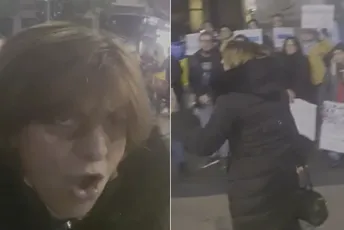 (VIDEO) Incident na protestima protiv mobilizacije u Beogradu, žena vikala: Bomba, smrt EU (VIDEO) Incident na protestima protiv mobilizacije u Beogradu, žena vikala: Bomba, smrt EU