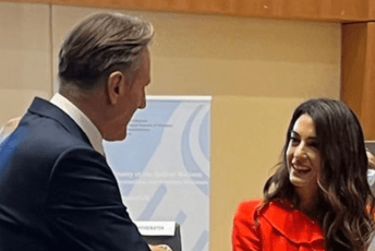 Krivokapić razgovarao sa Amal Kluni Krivokapić razgovarao sa Amal Kluni