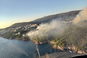 Lokalizovan požar u Ulcinju Lokalizovan požar u Ulcinju