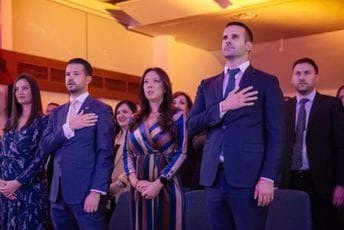 „Mi smo se vratili da biste vi ostali“: Spajić izabran za lidera Pokreta Evropa sad, Milatović zamjenik