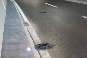 Polomljen poklopac šahte u tunelu na auto-putu; Ljiljanić: Problem brzo otklonjen Polomljen poklopac šahte u tunelu na auto-putu; Ljiljanić: Problem brzo otklonjen