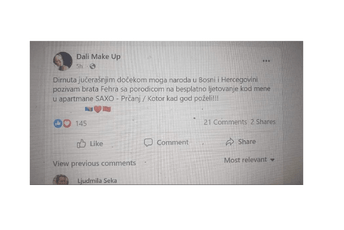 Fehru poziv da sa porodicom besplatno ljetuje u CG Fehru poziv da sa porodicom besplatno ljetuje u CG